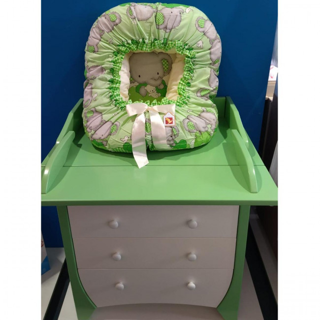 Комод "Papaloni" OLIVIA 650 слива-венгерка/белый